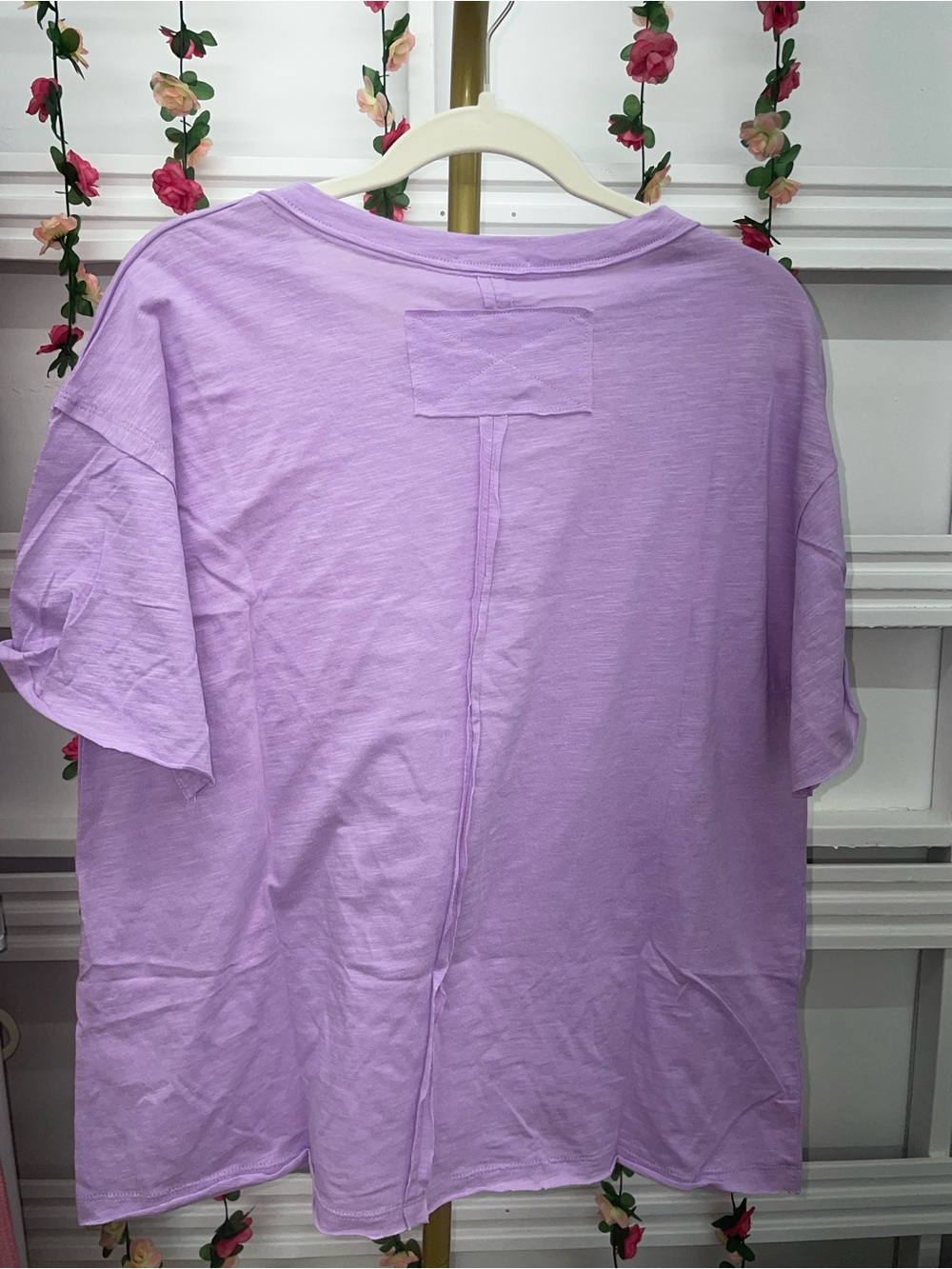 Andre by Unit- Lavender Oversized Tee - Picture 3 of 3